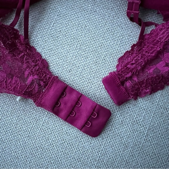 CALVIN KLEIN Fuchsia Pink Lace Bra - Picture 5 of 6
